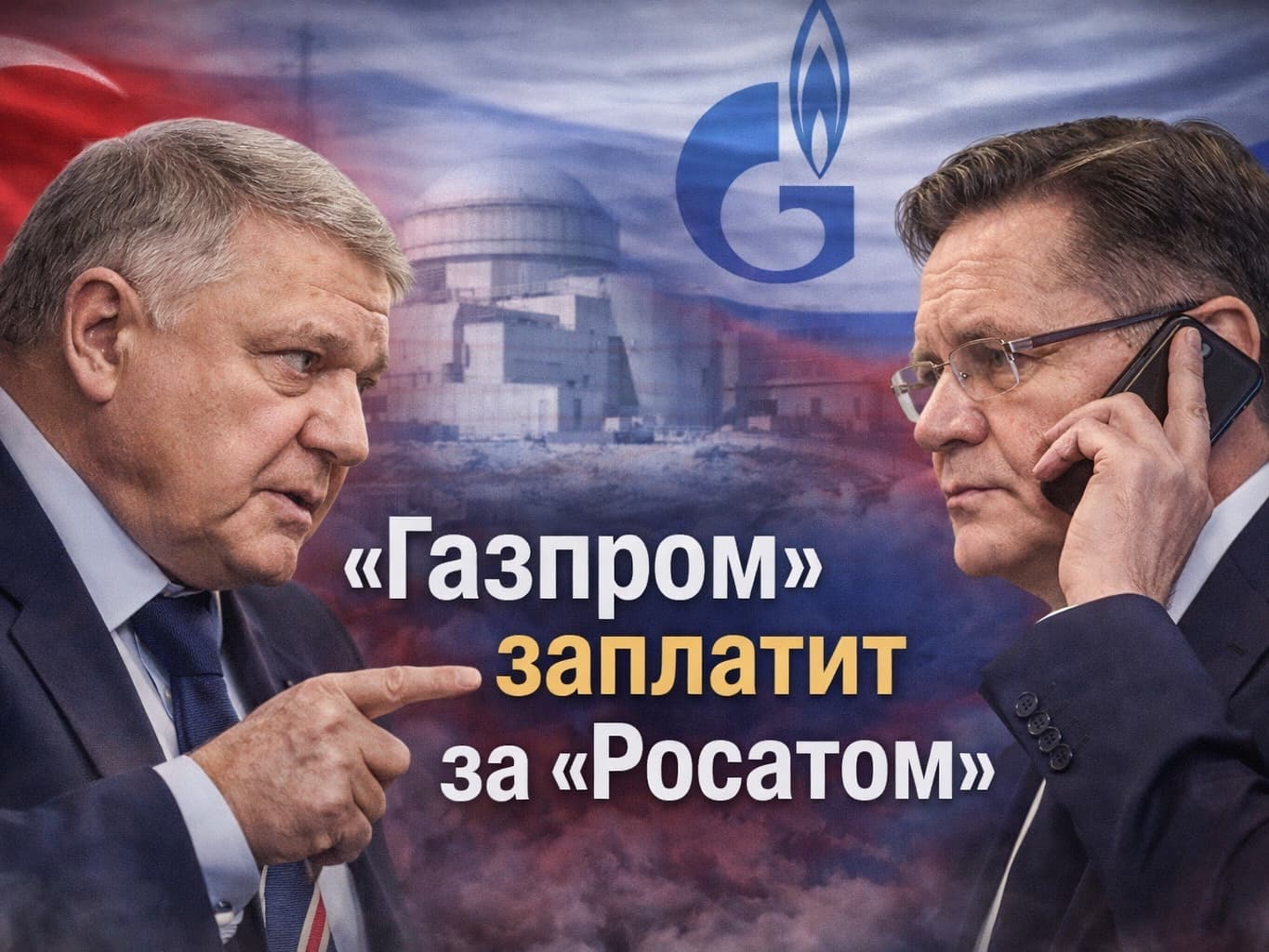 «Газпром» заплатит за «Росатом»